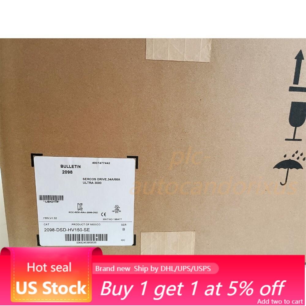 2098-DSD-HV150-SE Ultra 3000 15kW with SERCOS Servo Drive New US Free Tax