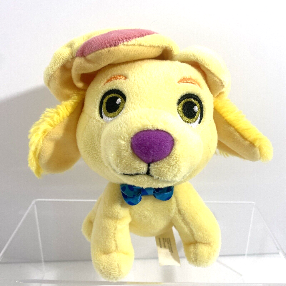 Fisher Price Mattel Sunny Day Show Dog Doodle Yellow Plush Animal Lovey Bow  7