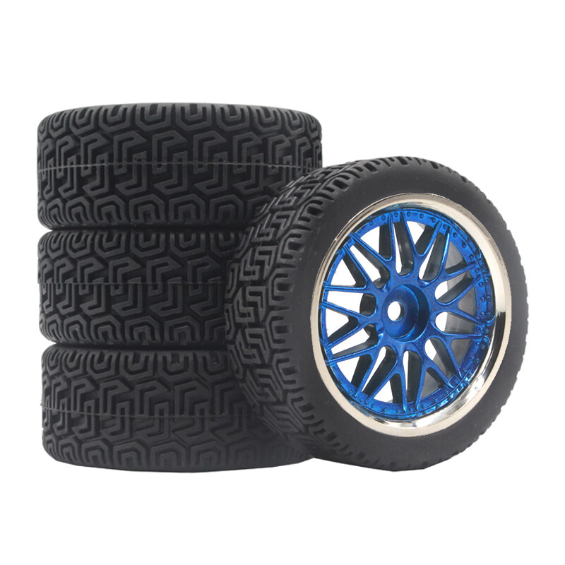 4PCS 1:10 OnRoad Tires 68mm Diameter For HSP HPI Tamiya Traxxas Kyosho TT01 FW06