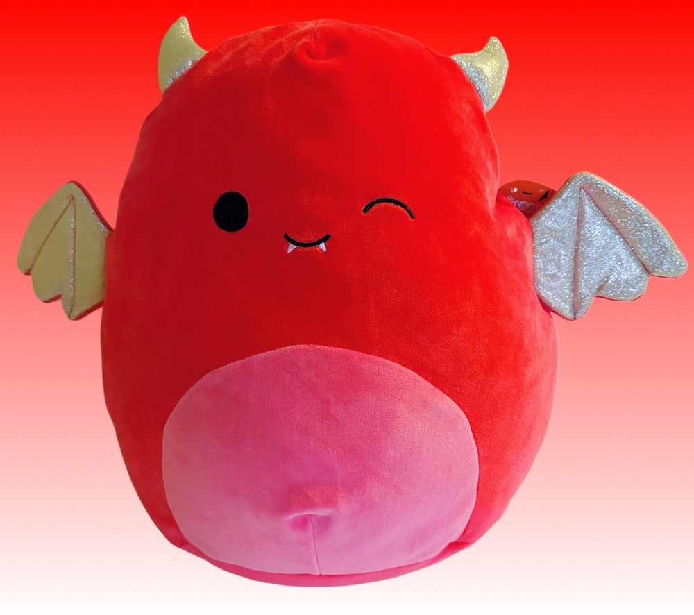 12-inch Squishmallow Karlie Devil Halloween Edition Bat Rare by Kellytoy