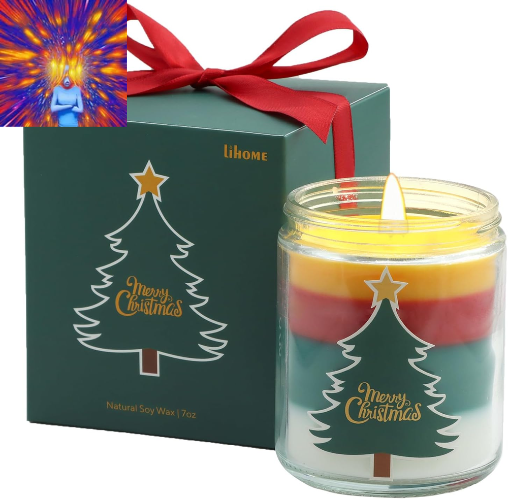 Christmas Candles - Christmas Gifts for Women, Aromatherapy Candle for Home Scen