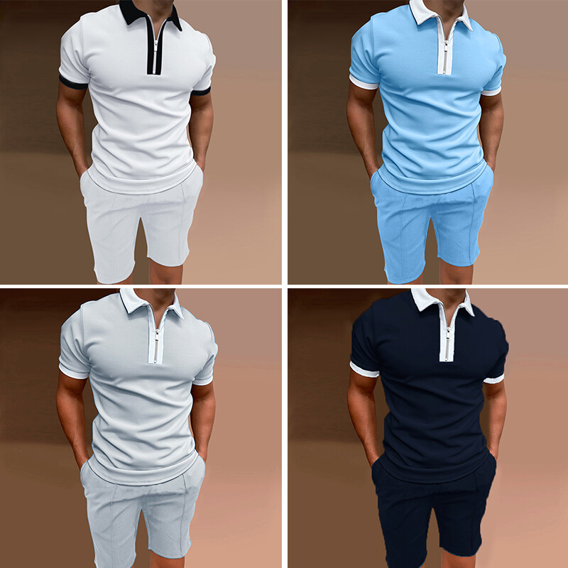 Men's 3D Printing Suit Shirt Shorts Casual Short Sleeve Fashion 2 Piece/set ✿