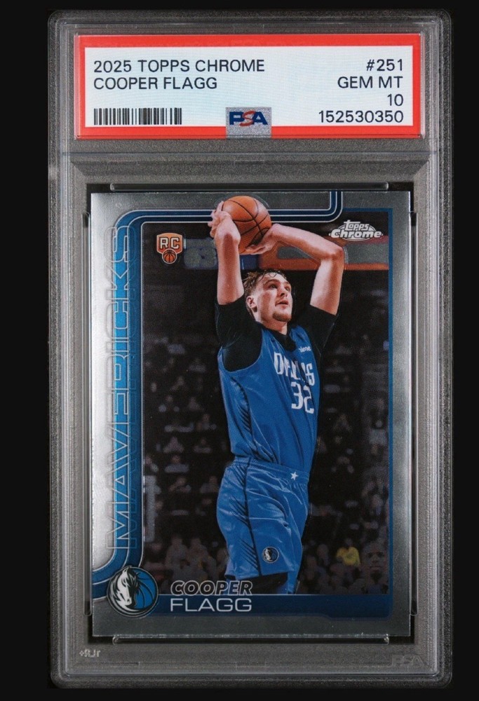 2025-26 Topps Chrome - Cooper Flagg #251 (RC) PSA 10