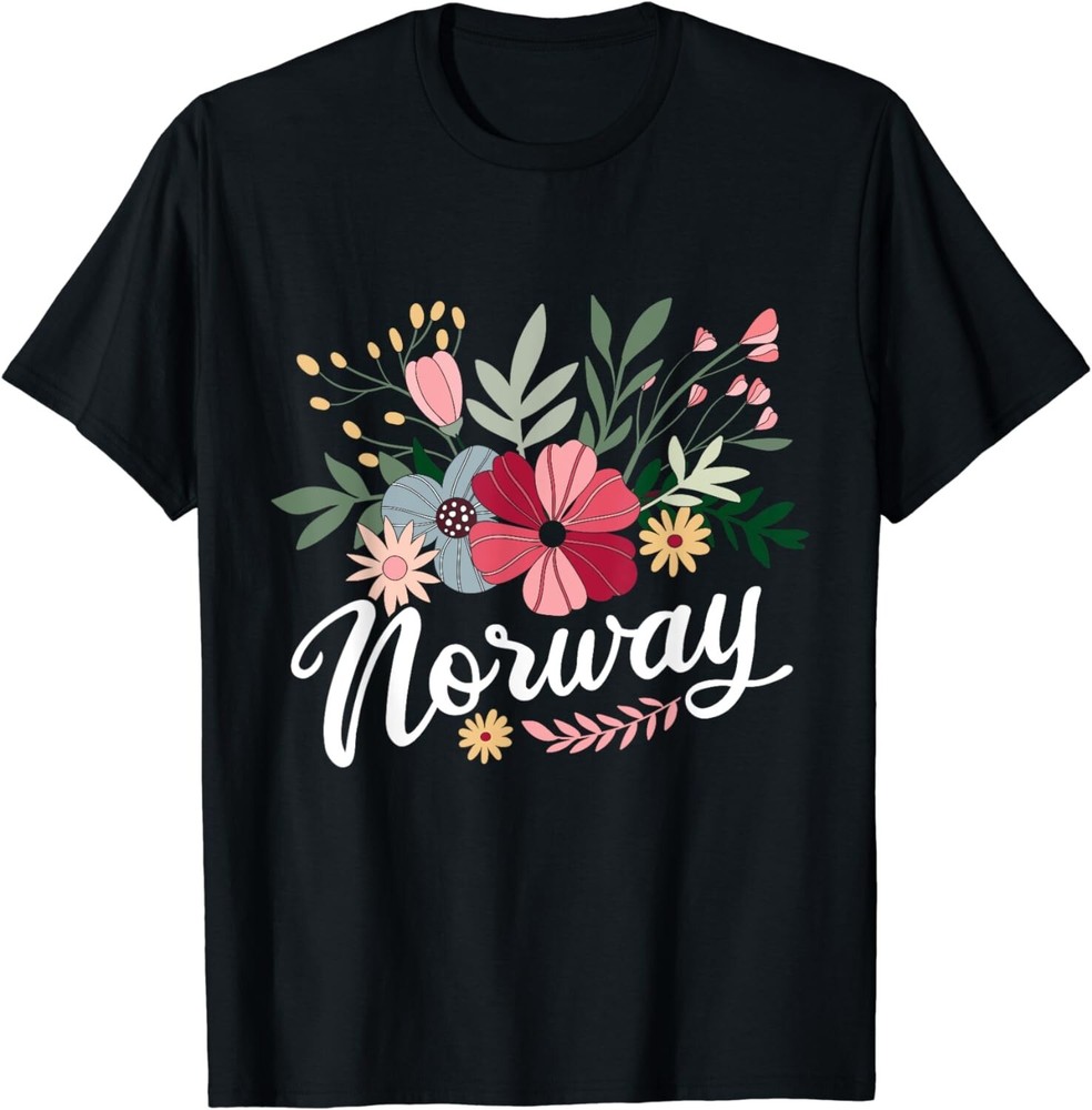 Scandinavian Country Norway Mountains Gift Norway Gift Unisex T-Shirt