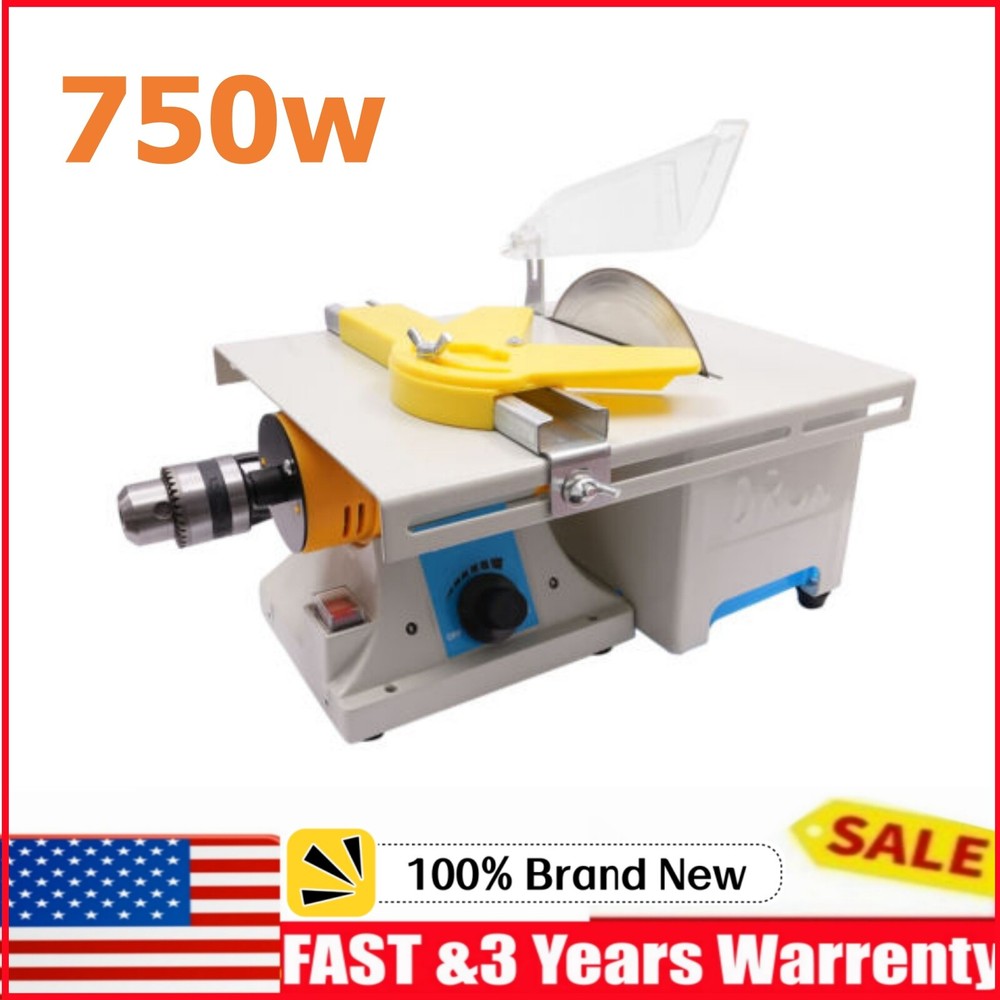 Mini Table Saw for Woodworking DIY Hobby Model Cutting Polishing Bench Saw Household Use