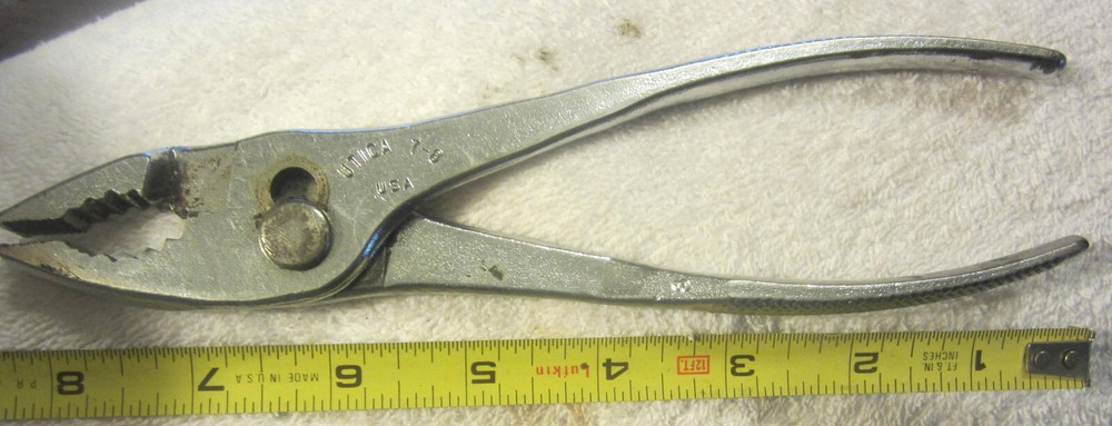 1  Utica 7-8 Slip Joint  Pliers,8-1/16