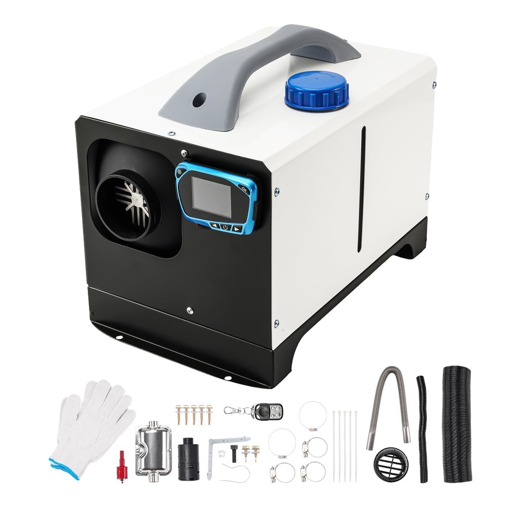 Hot! Diesel Air Heater All-in-one 12V 5KW LCD Remote Control for Car RV Indoors