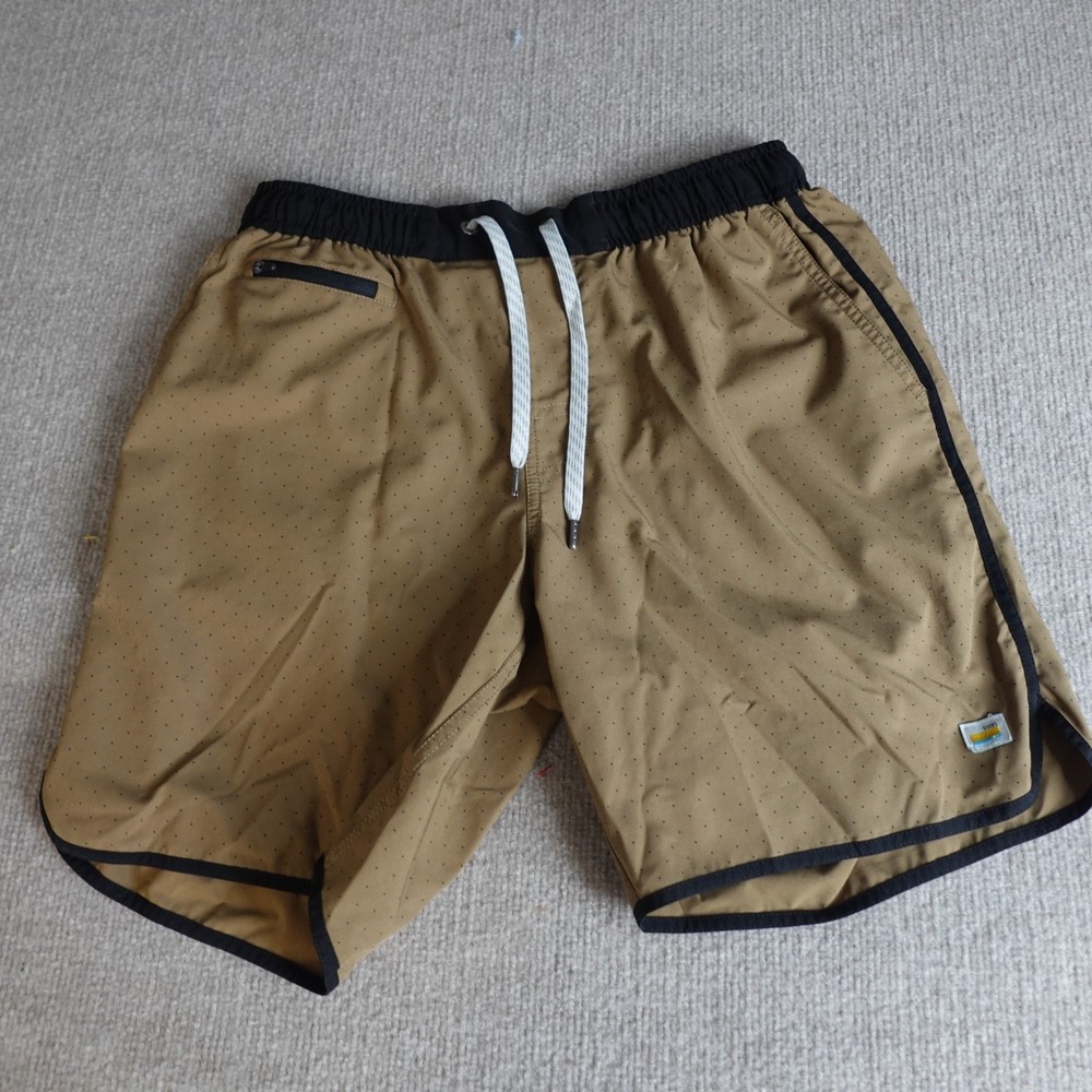 Vuori Mens Shorts Medium Beige Banks Drawstring V330