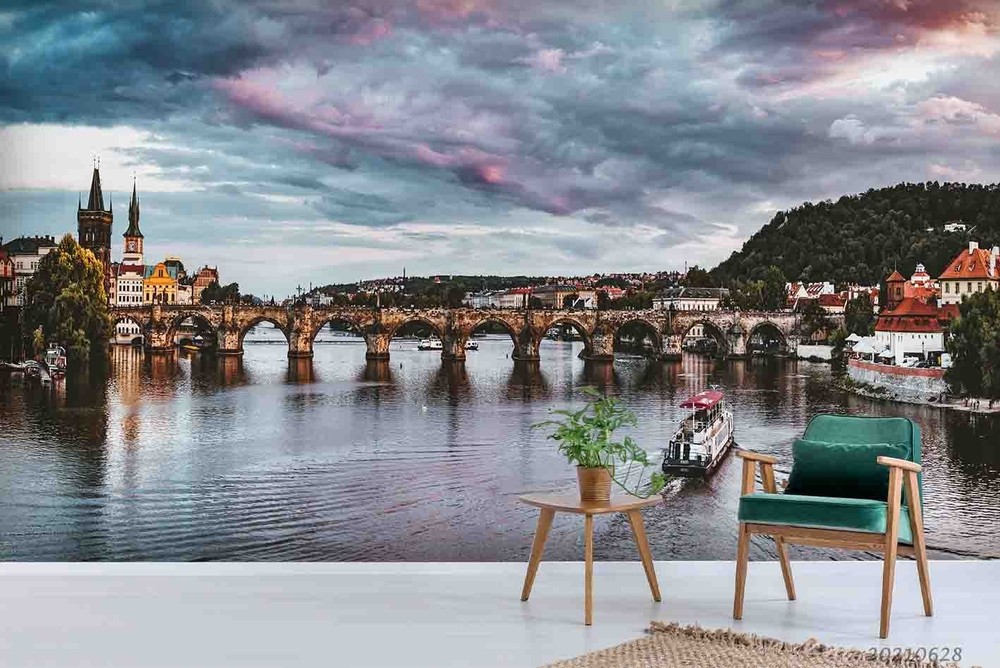 3D City Landscape Wall Murals Wallpaper Murals Wall Sticker 7