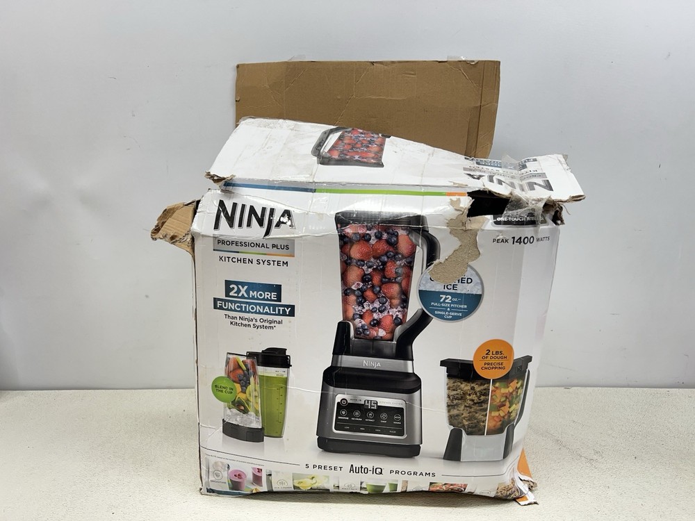 Ninja - Professional Plus Kitchen System with Auto-iQ - Black/Stainless Steel -