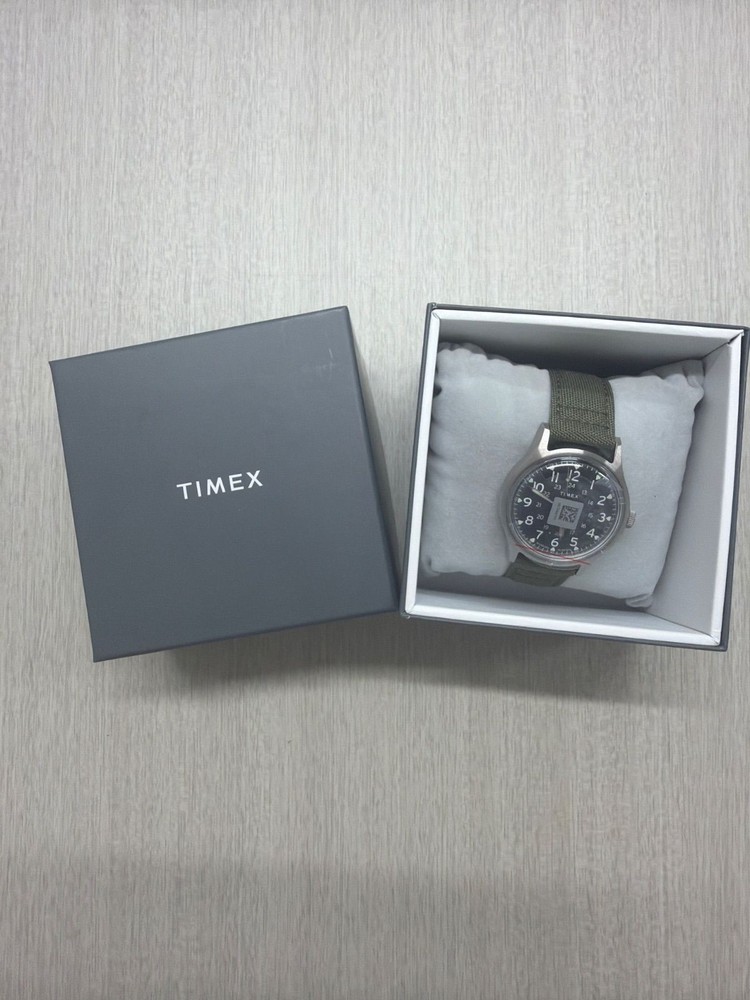 Timex MK-1 Automatic Watch Unused Leather Band Men's 40mm New