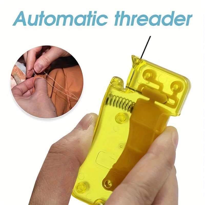 Automatic Needle Threader DIY Hand Sewing Tool Home Craft Supplies Accessories