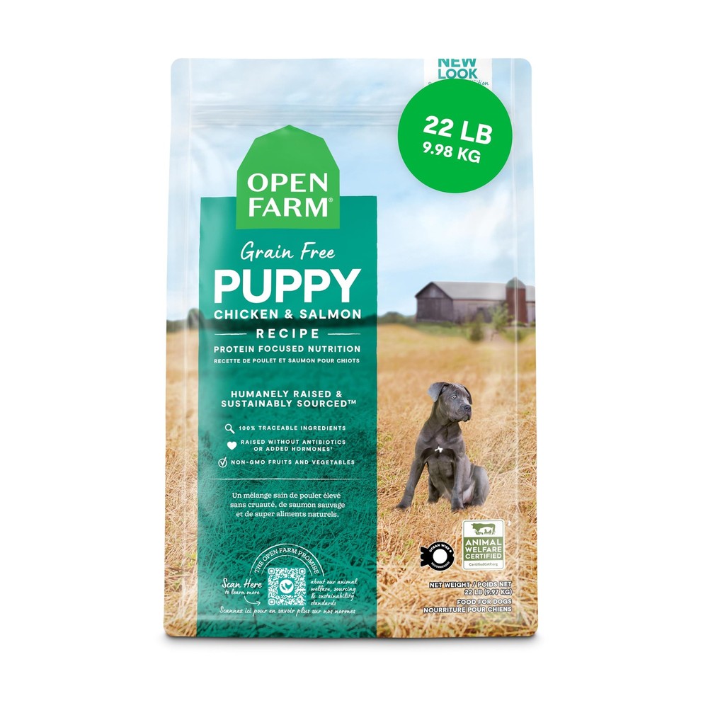 Open Farm, Grain-Free Dry Dog Food for Puppies, 22 Pound (Pack of 1)