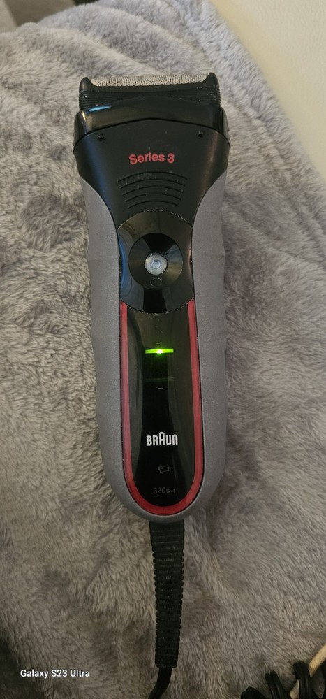 Braun Shaver Series 3 Used Mid 320s-4 Rechargeable Men's Electric Good Condition