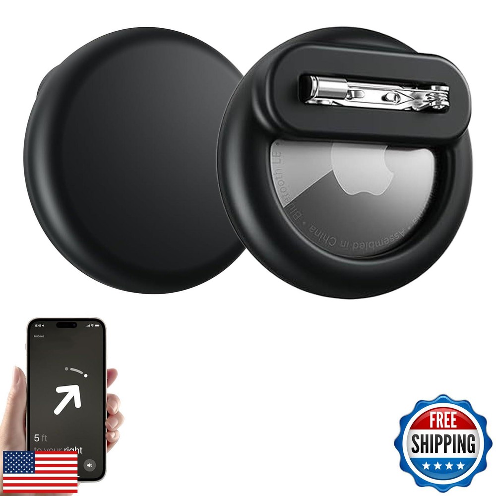 Apple AirTag Holder for Kids with Pin - Lightweight Hidden GPS Tracker Case