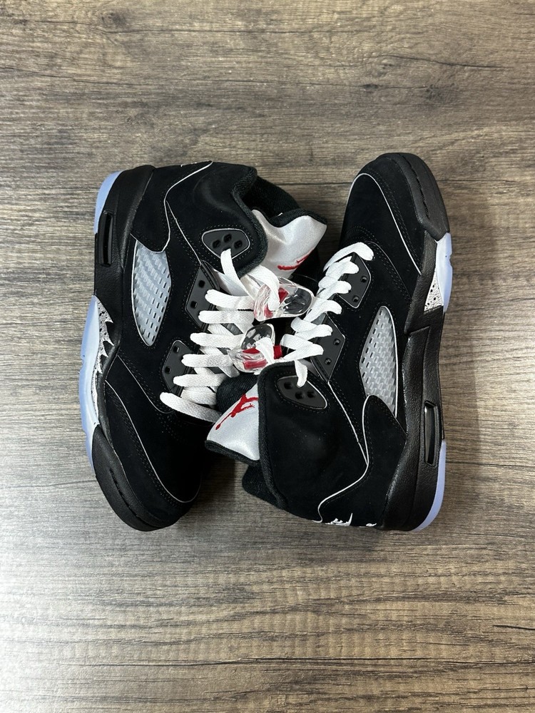 Nike Air Jordan 5 Retro Black Metallic Reimagined HF3976-001 Youth 3.5 / Women 5