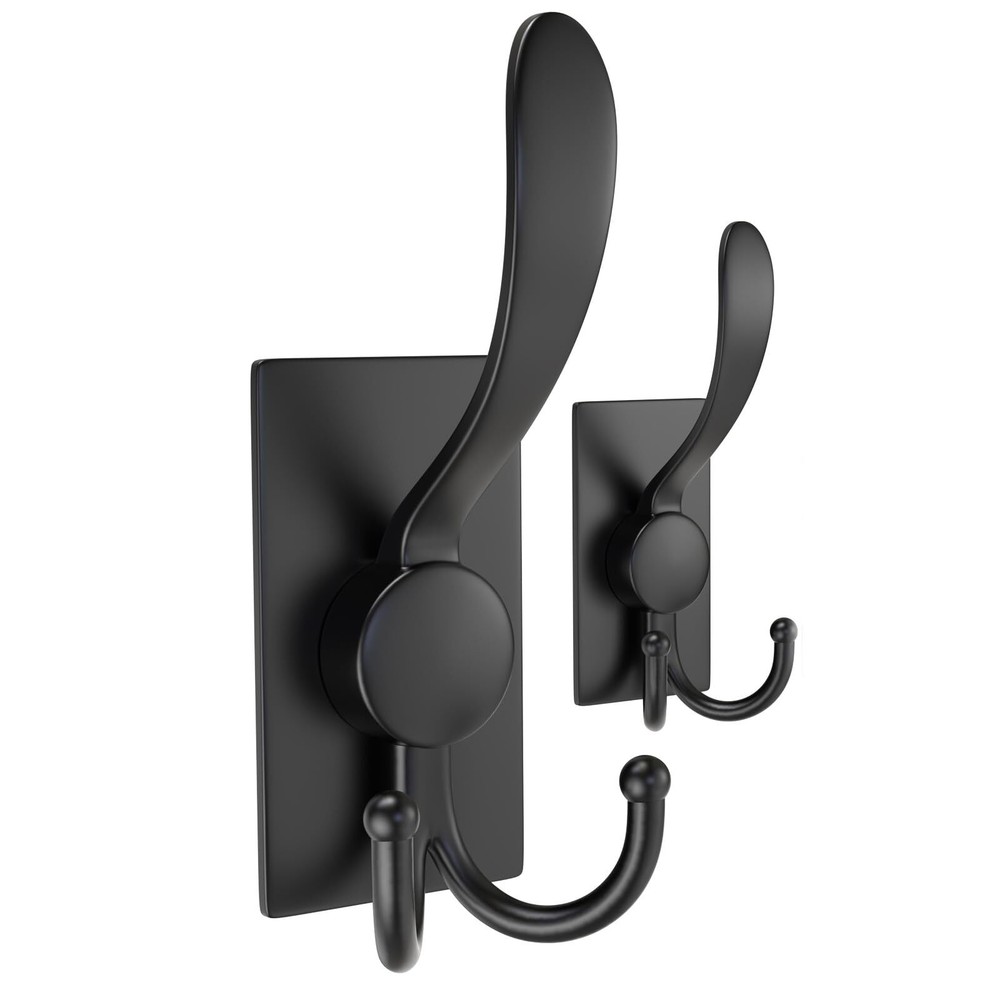 Adhesive Towel Hooks Heavy Duty Wall Hooks Stainless Steel Stick on Door Hook...