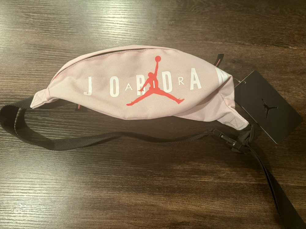 Nike Air Jordan Crossbody Pink Bag Fanny Pack Hip Waist Belt 9B0533-X24 NWT
