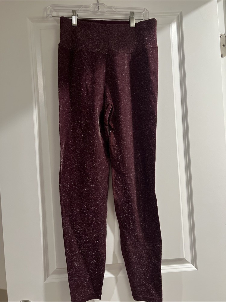 Pink By Victoria Secret Women’s Size L Seamless Classic Legging In Shimmer NWT