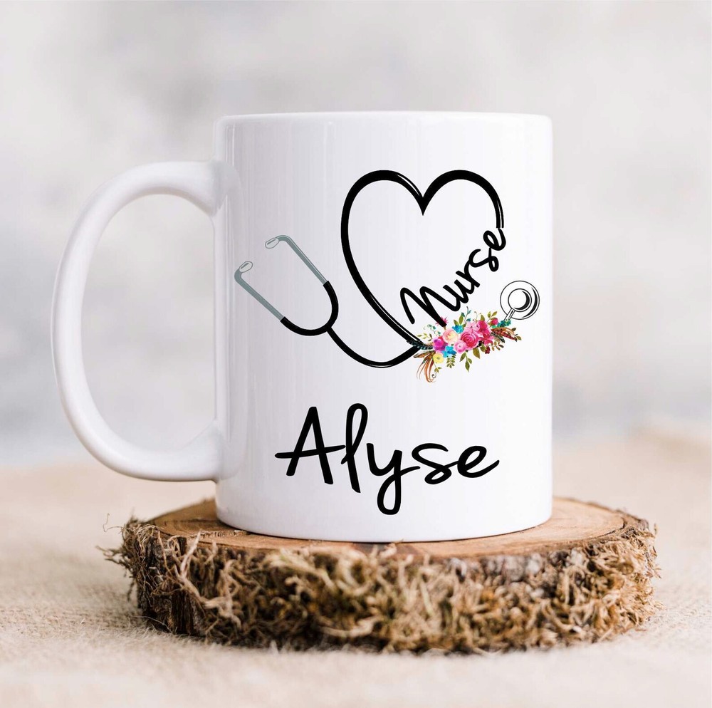 Personalized Nurse Mug Nurse Coffee Mug Registered Nurse Nurse Graduation Gift F