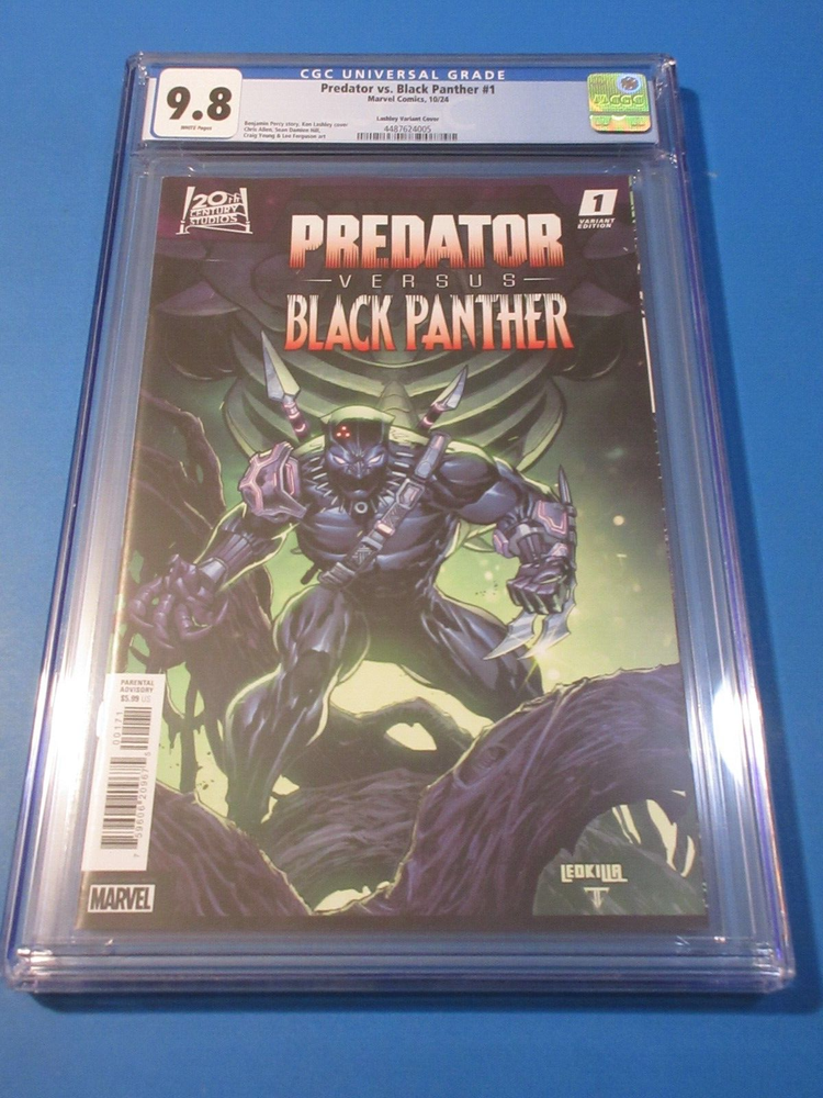 Predator versus Black Panther #1 Lashley variant CGC 9.8 NM/M Gorgeous Gem Wow