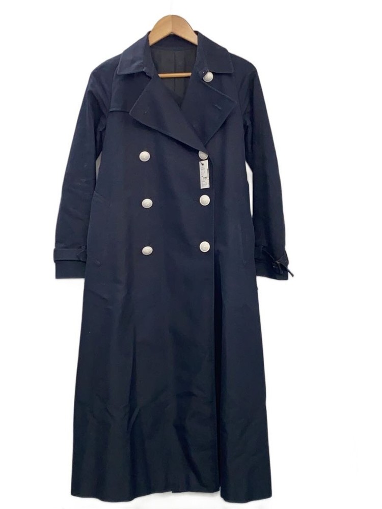 The Reracs Trench Coat/36/Cotton/Blk/Plain/15Ss-Rect-0411// 7732