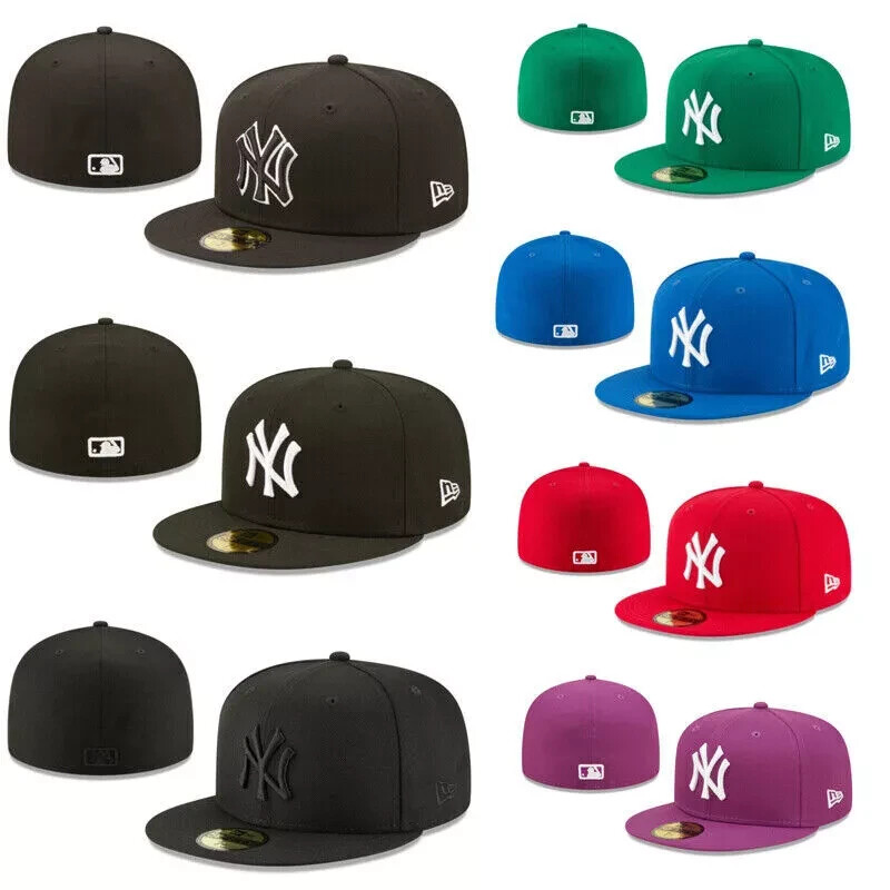 New York Yankees Baseball Cap Fitted Hat Multi Size Polychrome Cap