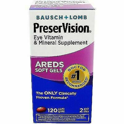 Bausch + Lomb Vitamin and Mineral Supplement - 120 Softgels