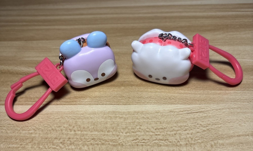 BT21 Mang and RJ Sandwich Keychains BTS K-POP