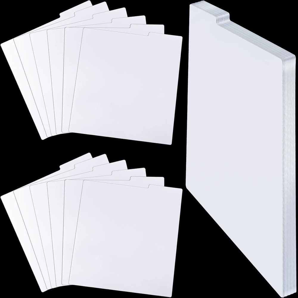 30 Pieces Vinyl Record Dividers Bulk 12.5 x 13.49 Inches Plastic Album LP Vin...