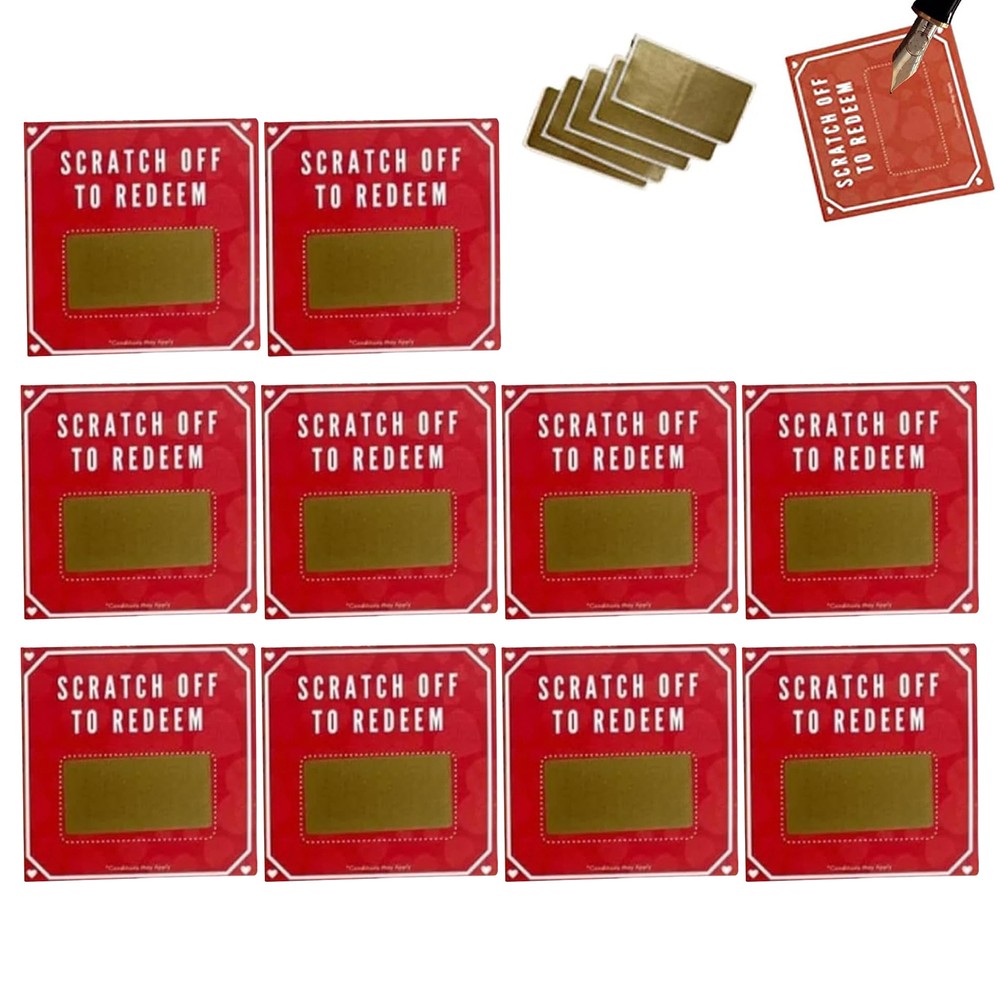 10 Romantic DIY Valentine's Scratch-Off Date Night Cards  -image
