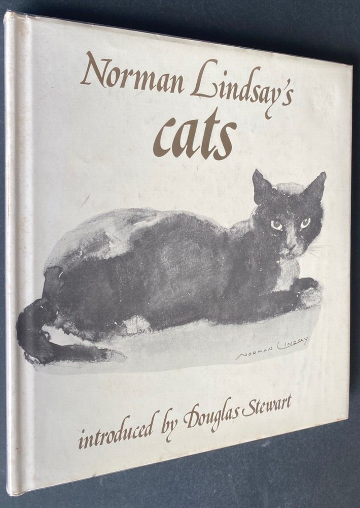 1975 1st NORMAN LINDSAY, CATS *LIKE NEW* with 120+ drawings, FREE EXPRESS WORLD