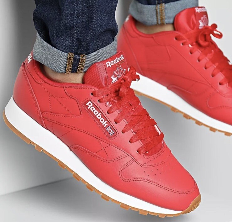 Reebok Classic Leather Mens Running Sneakers Athletic Shoes 792 601