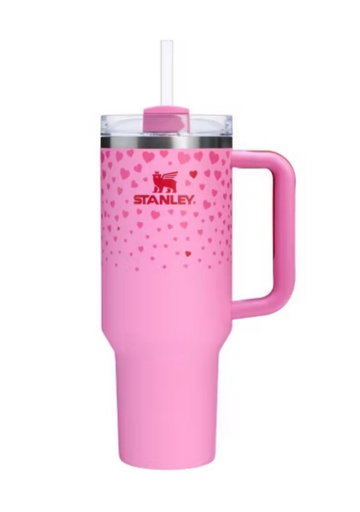Stanley 40 oz Stainless Steel H2.0 Flowstate Quencher Tumbler - Valentine's Day