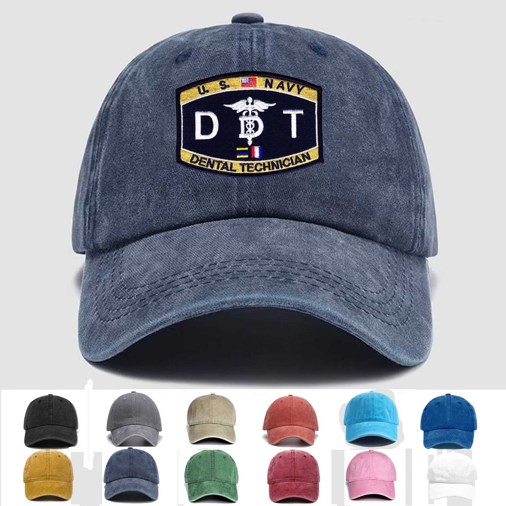 Custom Embroidered Hat Medical Rating Dental Technician, Veteran Cap,Trucker Hat