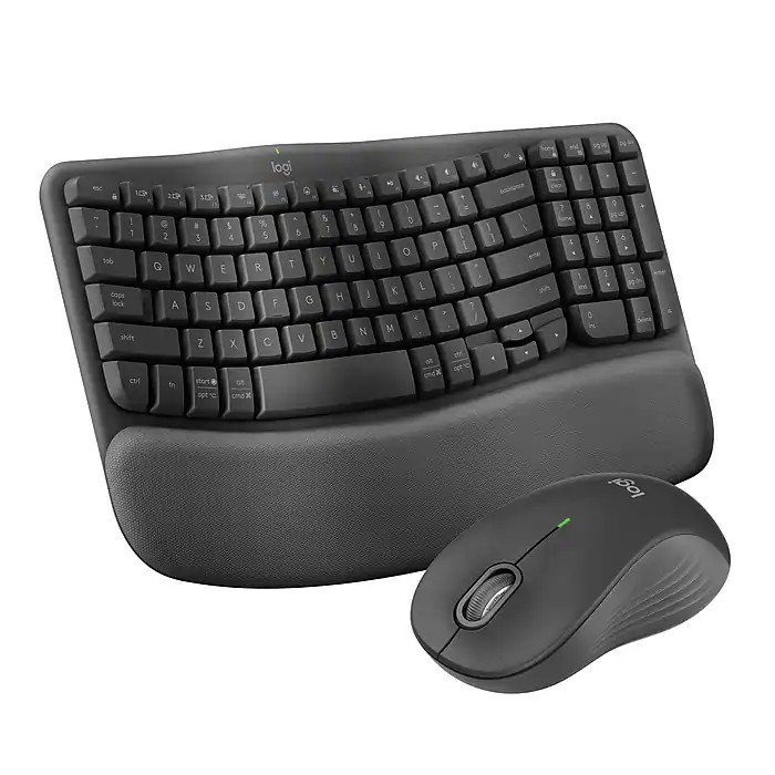 Logitech Wave Keys/Signature MK670/M550 L Wireless Ergonomic Keyboard & Optical