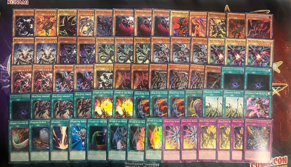 Powerful Red-Eyes Black Dragon Yu-Gi-Oh! Meta Deck with Dark Armed, Dragoon & Flare Metal  