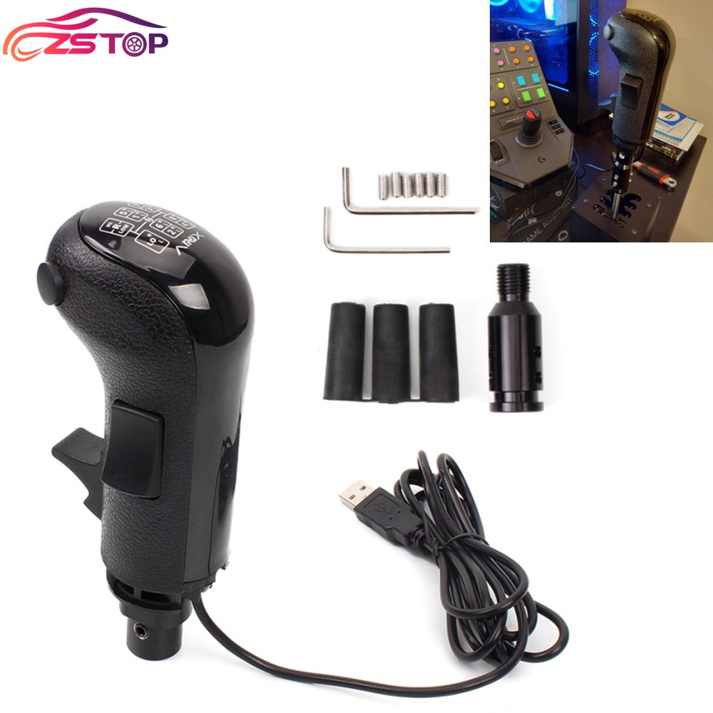 USB Truck Simulator Shifter Gearshift Knob for Logitech G29 G27 G25/Thrustmaster
