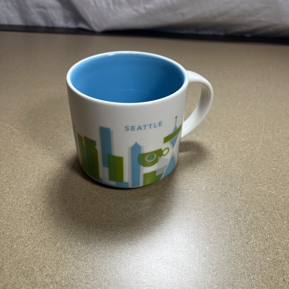 Starbucks Seattle You Are Here 14oz Coffee Mug Tea Cup 2015 Collection