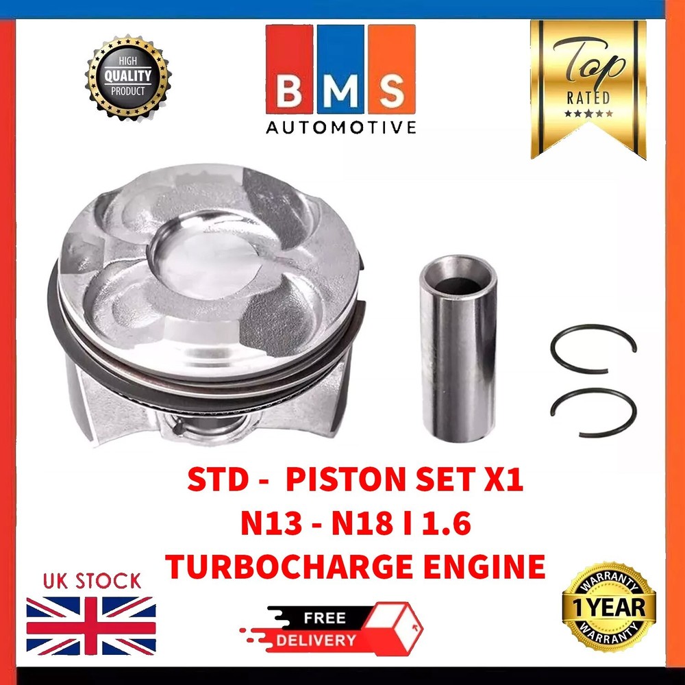 MINI BMW N13B16 N18B16 1.6 PETROL SINGLE PISTON WITH RING STD SERIES 11257584117