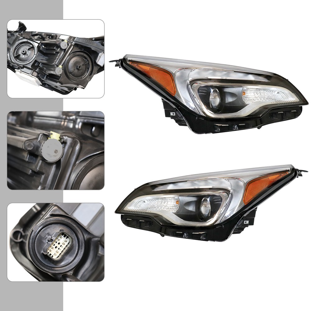 For Buick Envision 2016 2017 2018 1 Pair Headlamp Left+Right Headlight Assembly
