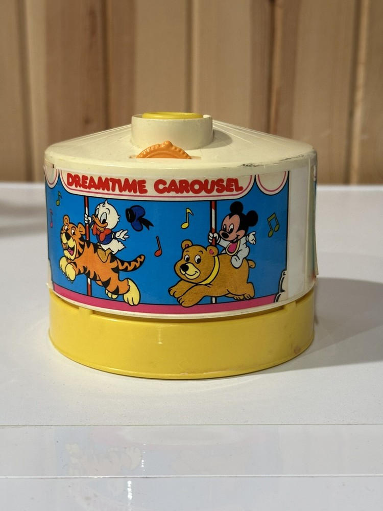 Vintage Disney Dreamtime Musical Carousel And Light Projector UNTESTED