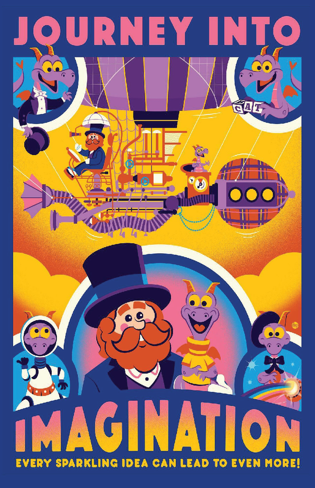 Disney Figment Journey Into Imagination 13x19 Satin Finish Poster Art  