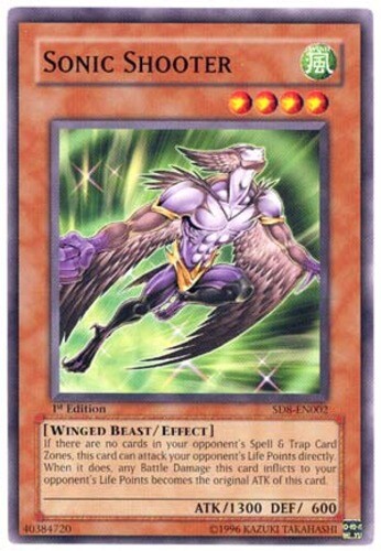 Sonic Shooter - SD8-EN002 - Common - 1st Edition x1 - Lightly Played