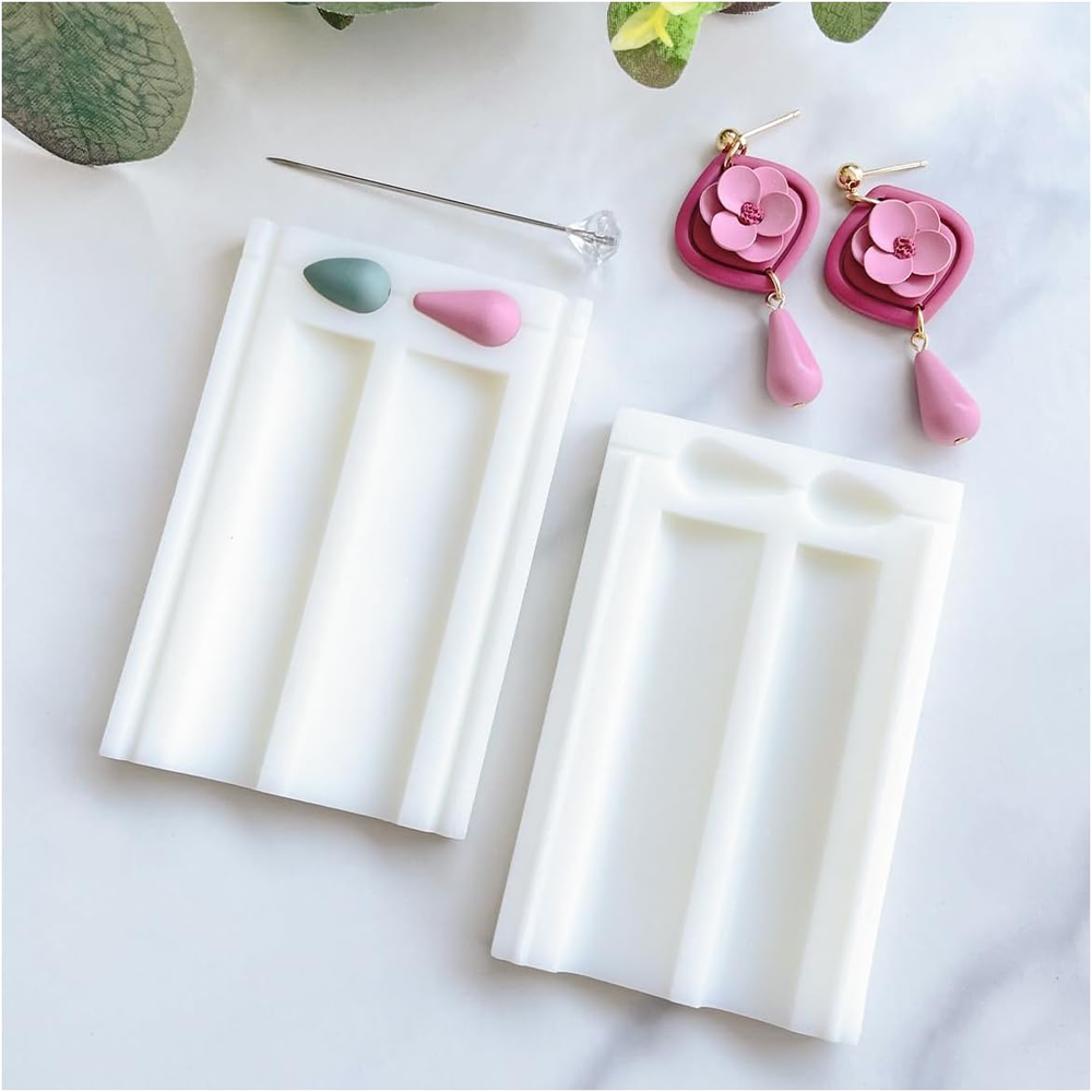 Polymer Clay Bead Roller and Hole Maker Tool for Earrings and Molds