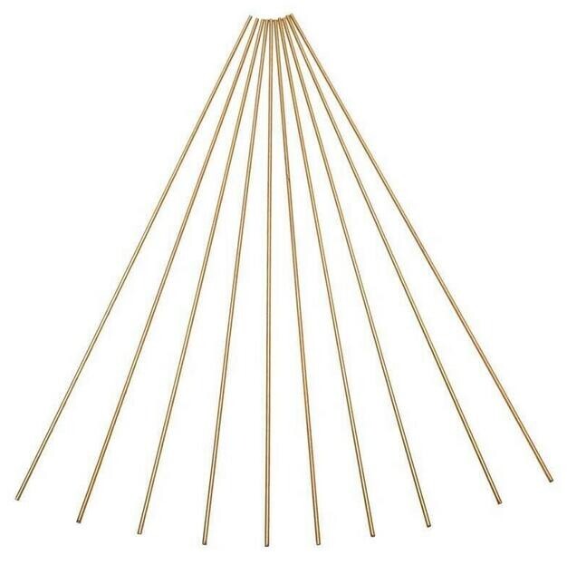 Easy to Use Brass Brazing Rods for Clean and Professional Welding 10PCS