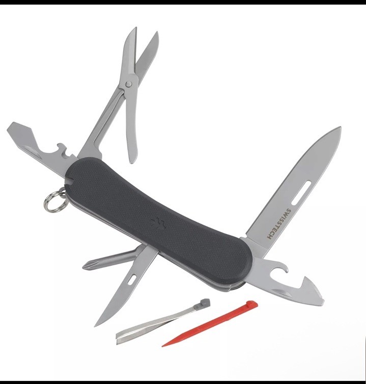 Mini Multi-Tool Army Knife with Scissors - Compact Pocket Survival Tool