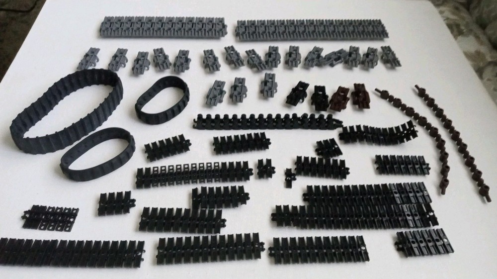 Lego Specialty Pieces Genuine Tank & Vehicle Track Treads Links  Actual Photos