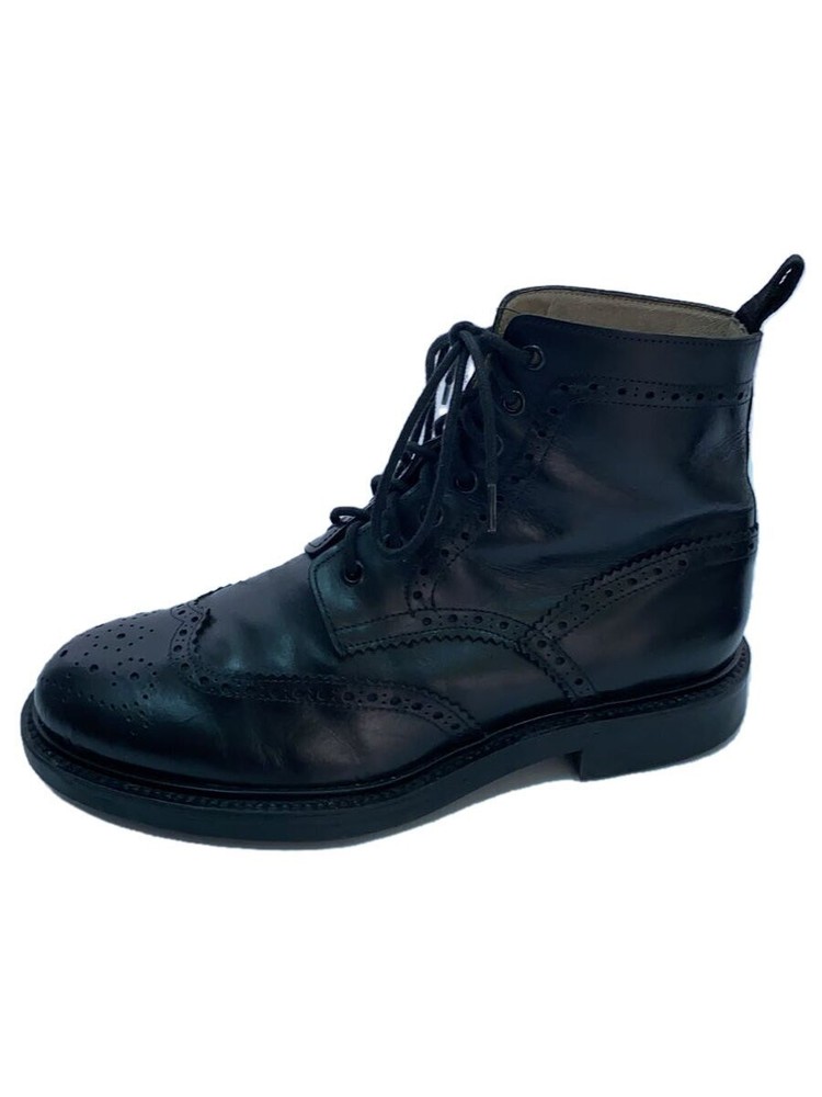 United Arrows Green Label Relaxing Lace-Up Boots/40/Blk/Leather/7356 858