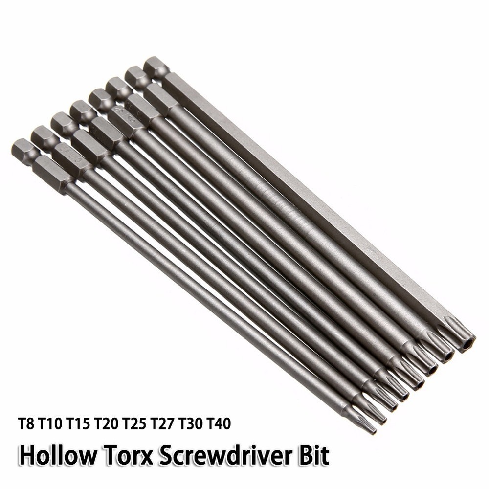 200mm Magnetic Hex Shank Torx Driver Bits for Multi-Purpose Use